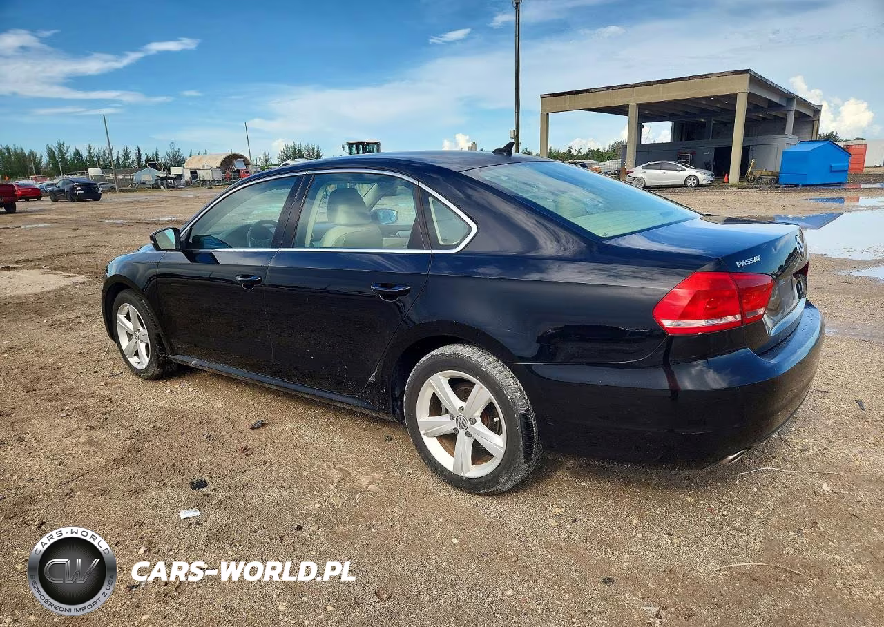 2013 Volkswagen Passat Se VIN:1VWBH7A33DC135736 - 2