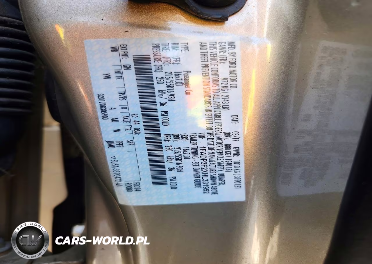 2017 Ford Focus Se VIN:1FADP3F2XHL331952 - 12