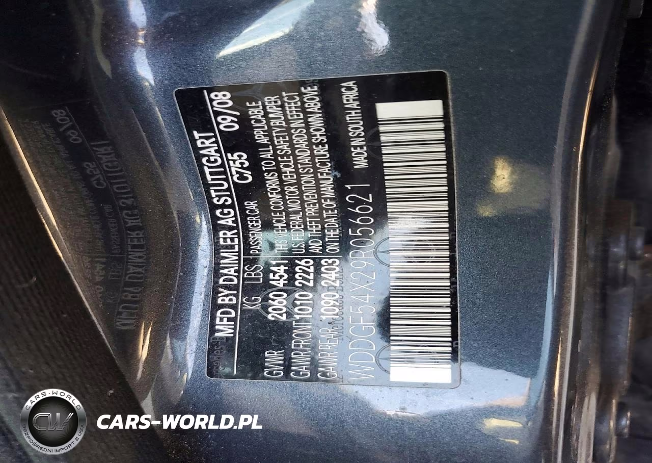 2009 Mercedes-Benz C 300 VIN:WDDGF54X29R056621 - 12