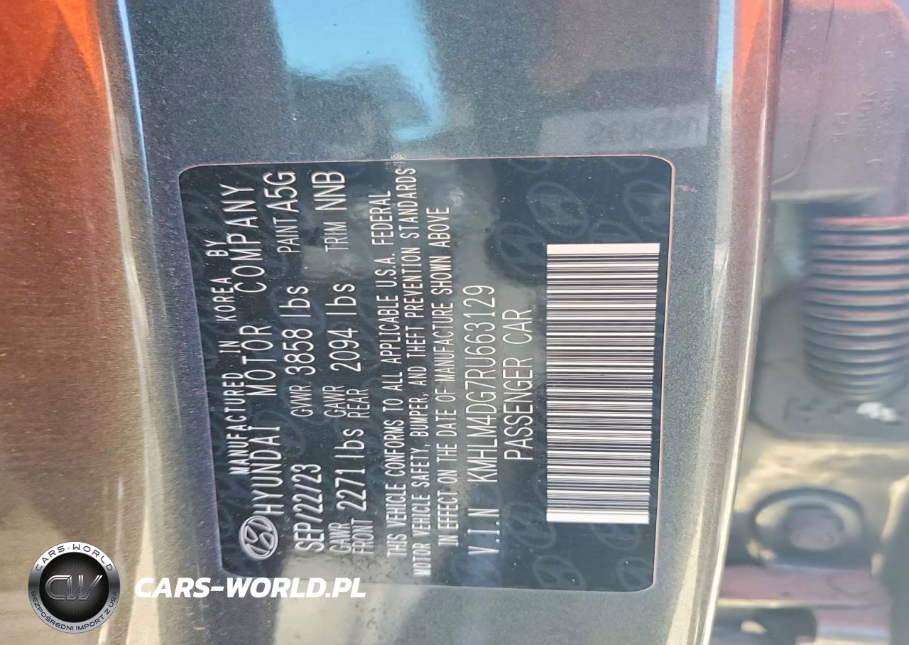 2024 Hyundai Elantra Sel VIN:KMHLM4DG7RU663129 - 12