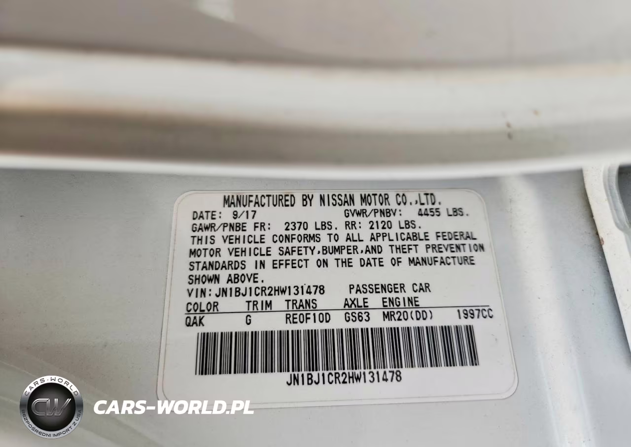 2017 Nissan Rogue Sport S VIN:JN1BJ1CR2HW131478 - 13