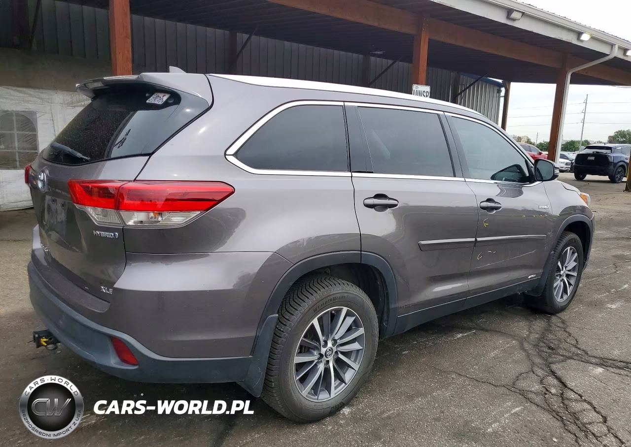 2019 Toyota Highlander Hybrid Xle VIN:5TDJGRFH6KS053786 - 3