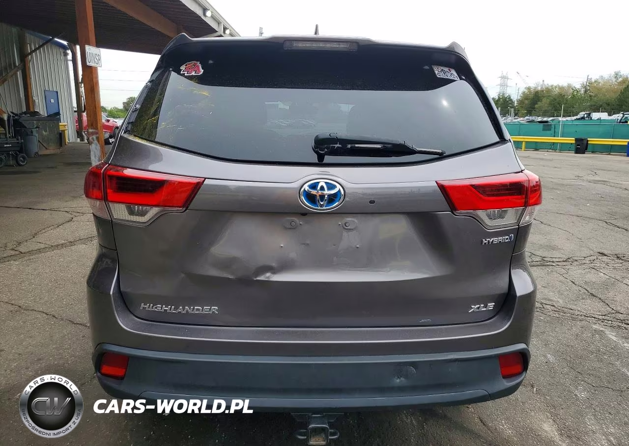 2019 Toyota Highlander Hybrid Xle VIN:5TDJGRFH6KS053786 - 6