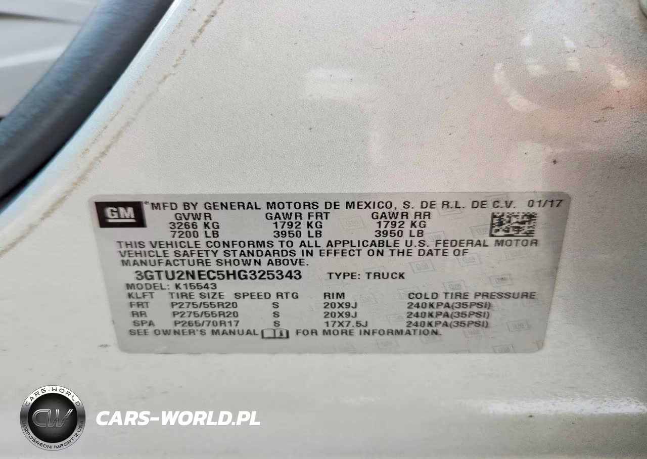 2017 GMC Sierra K1500 Slt VIN:3GTU2NEC5HG325343 - 12