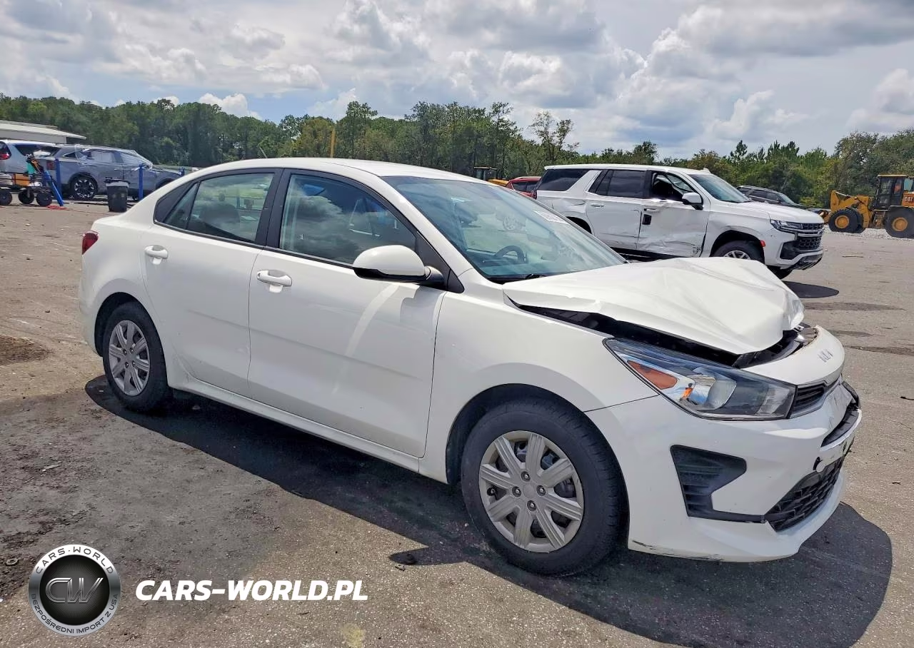 2022 Kia Rio Lx VIN:3KPA24AD0NE444016 - 4