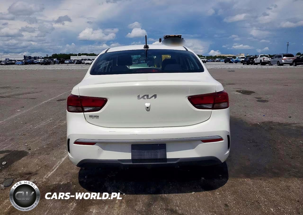 2022 Kia Rio Lx VIN:3KPA24AD0NE444016 - 6