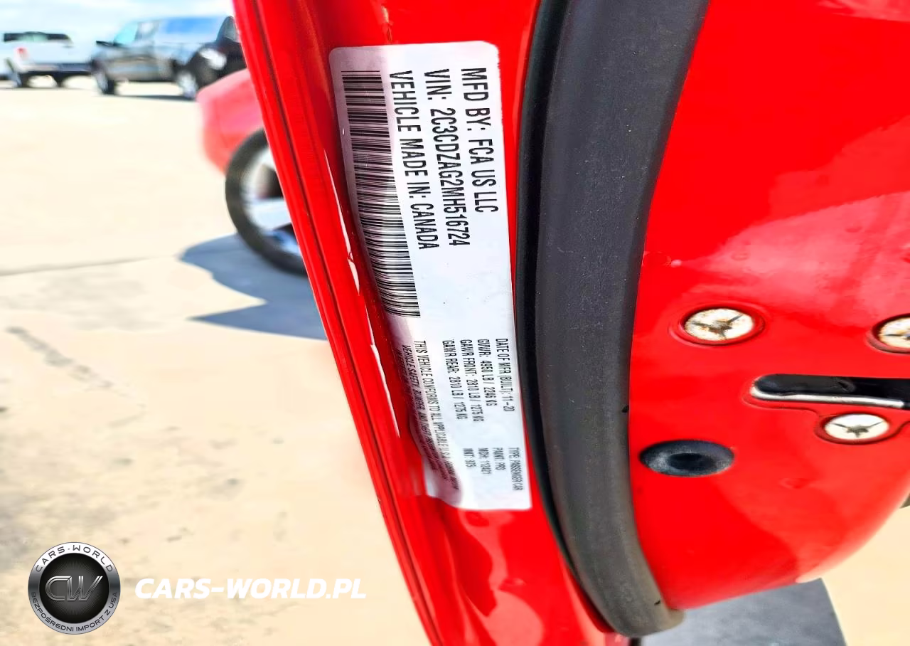 2021 Dodge Challenger Sxt VIN:2C3CDZAG2MH516724 - 12