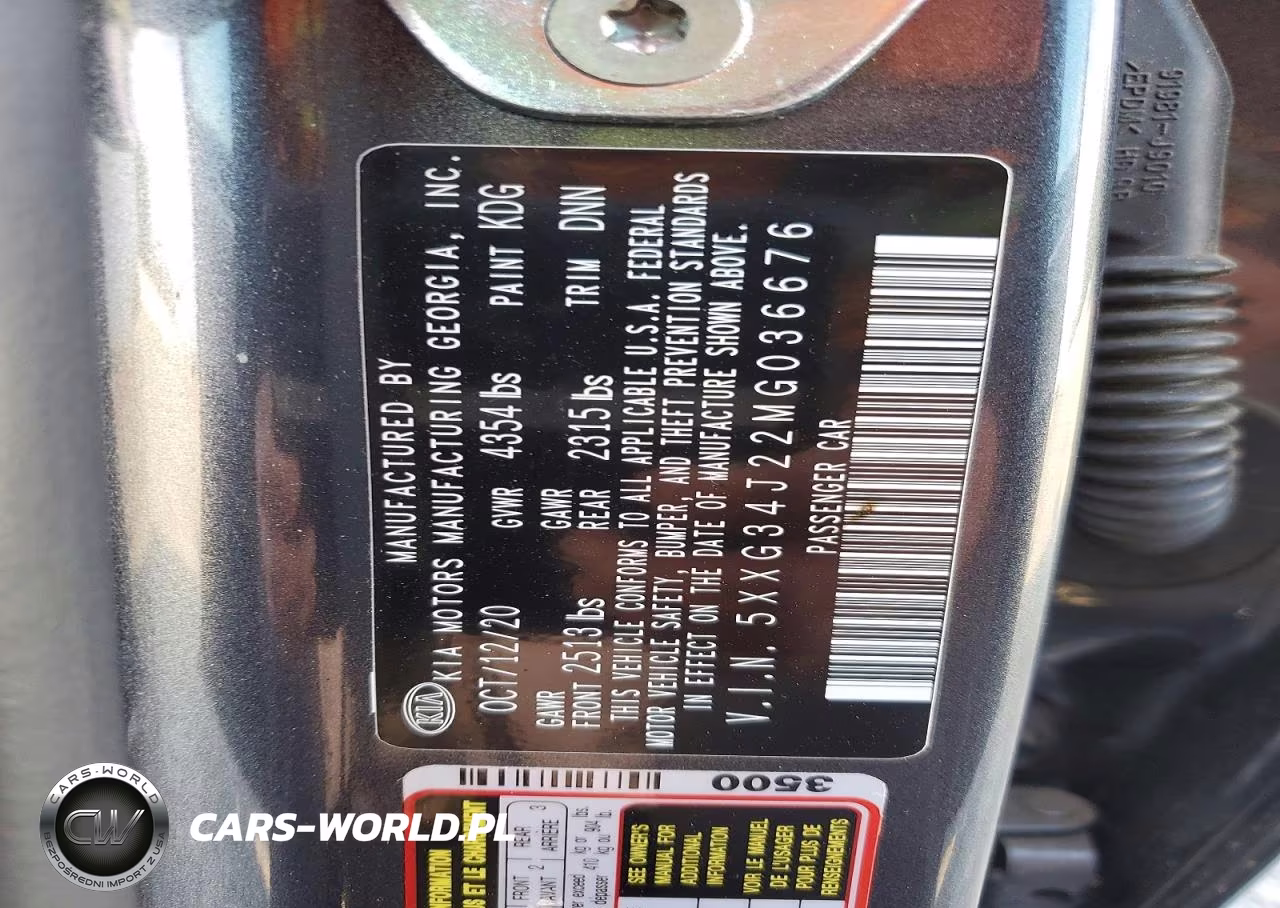 2021 Kia K5 Ex VIN:5XXG34J22MG036676 - 12