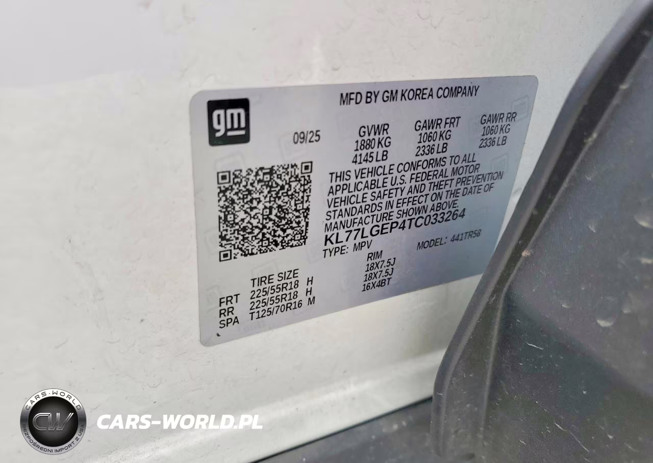 2026 Chevrolet Trax 1Rs VIN:KL77LGEP4TC033264 - 13
