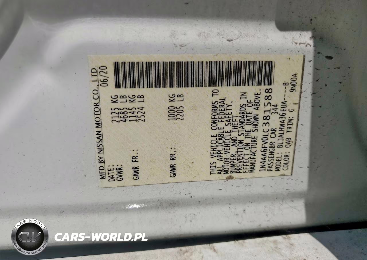 2020 Nissan Maxima Platinum VIN:1N4AA6FV0LC381588 - 12