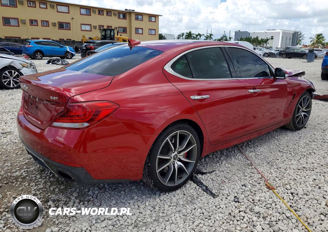 2019 Genesis G70 Elite VIN:KMTG74LE4KU037641 - 3