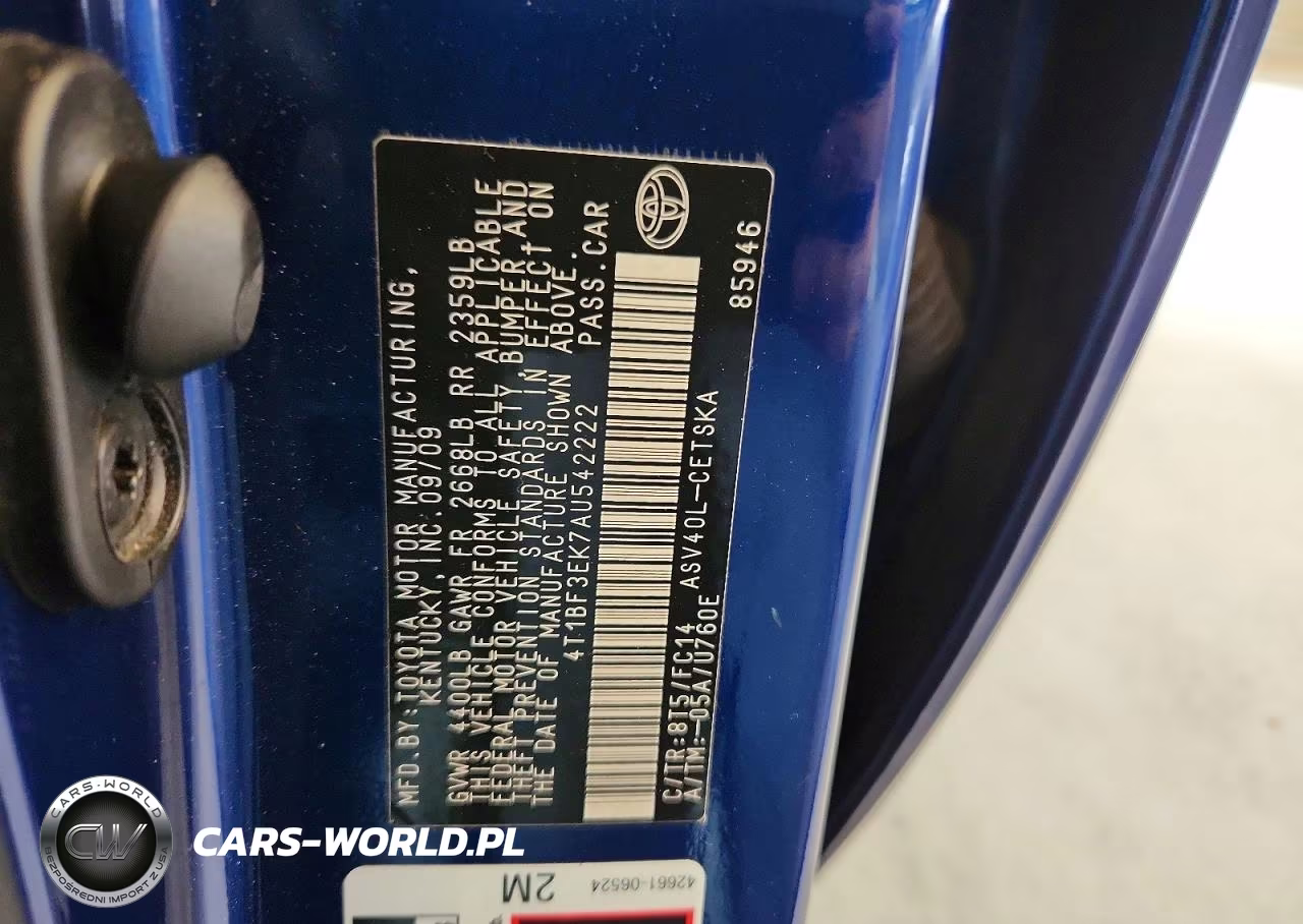 2010 Toyota Camry Se VIN:4T1BF3EK7AU542222 - 13
