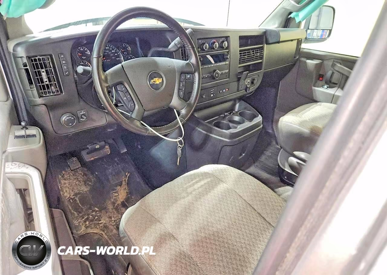 2023 Chevrolet Express Passenger Rwd 3500 Extended Wheelbase Ls VIN:1GAZGNFP4P1105982 - 8
