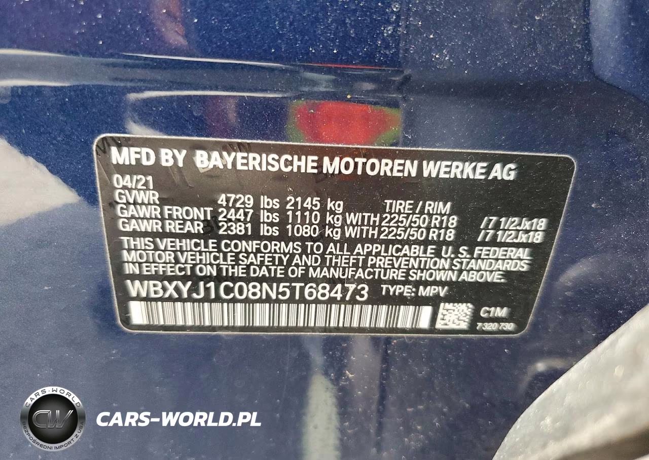 2022 BMW X2 xDrive28I VIN:WBXYJ1C08N5T68473 - 14