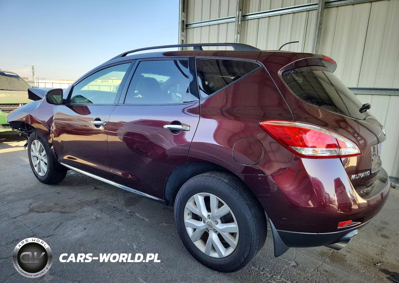 2014 Nissan Murano Sv VIN:JN8AZ1MU0EW406575 - 2