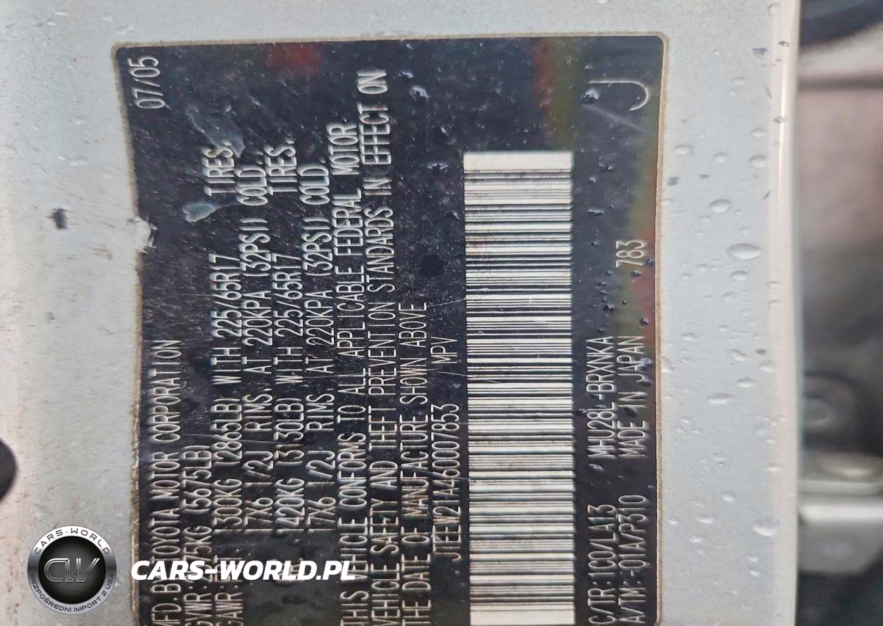 2006 Toyota Highlander Hybrid VIN:JTEEW21A460007853 - 13