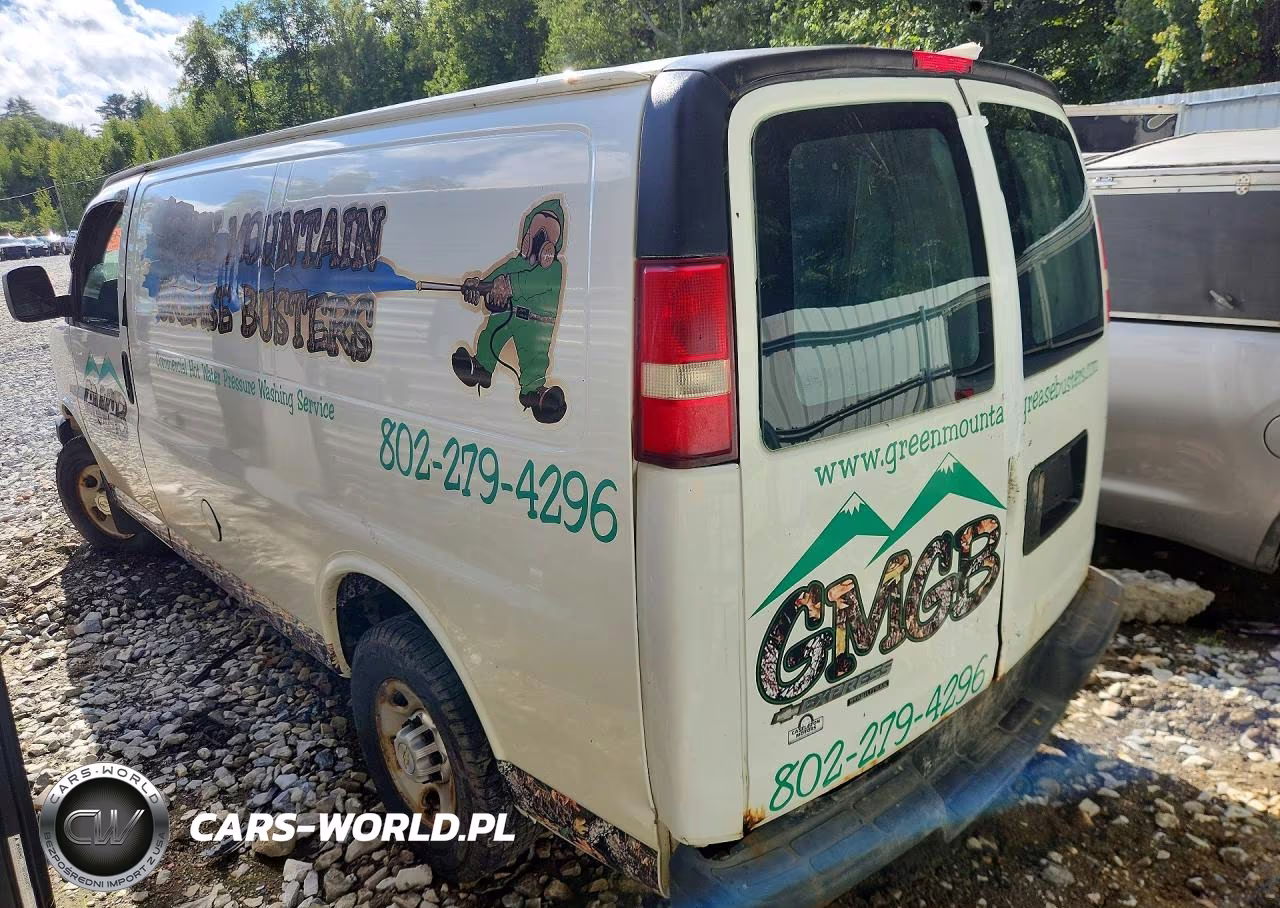2013 Chevrolet Express G2500 VIN:1GCWGFFA7D1190405 - 2