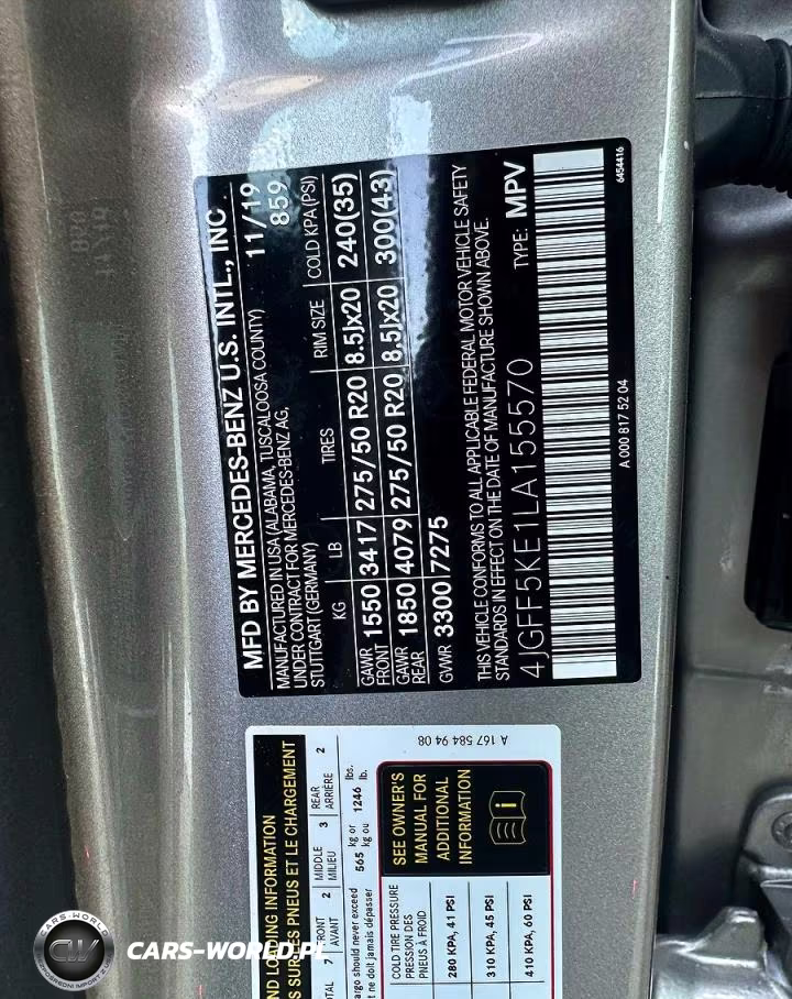 2020 Mercedes-Benz Gls 450 4Matic VIN:4JGFF5KE1LA155570 - 10