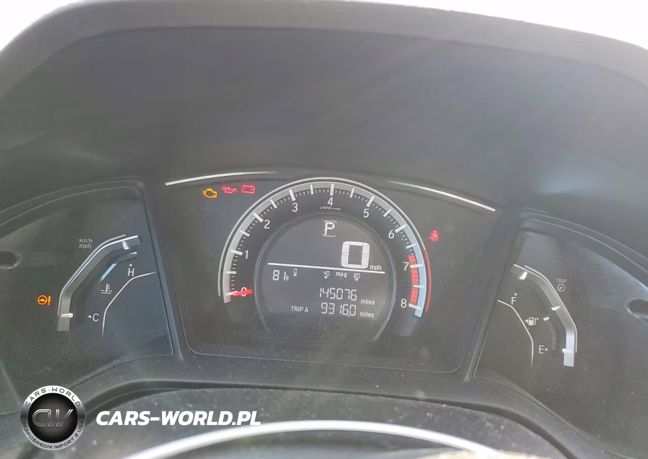 2016 Honda Civic Lx VIN:19XFC2F54GE207959 - 9