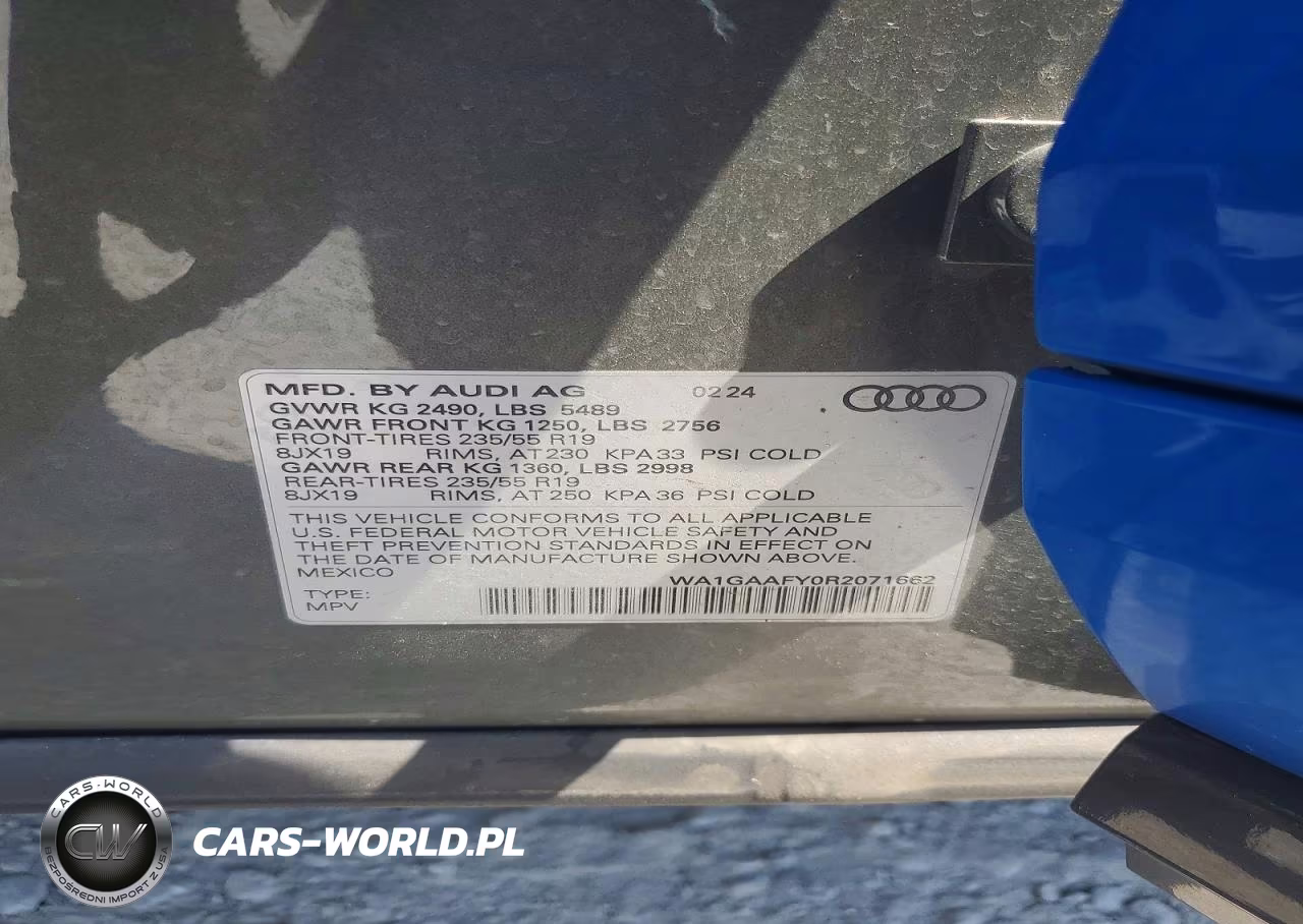 2024 Audi Q5 Premium 45 VIN:WA1GAAFY0R2071662 - 13