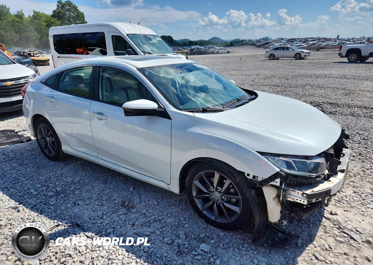 2019 Honda Civic Ex VIN:JHMFC1F31KX001823 - 4