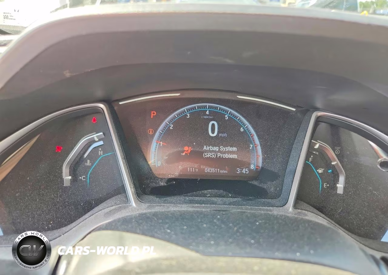 2019 Honda Civic Ex VIN:JHMFC1F31KX001823 - 9