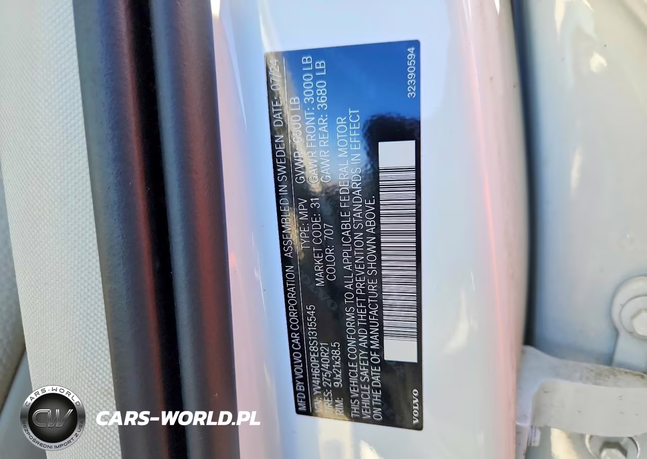 2025 Volvo Xc90 Plus VIN:YV4H60PE8S1315545 - 13