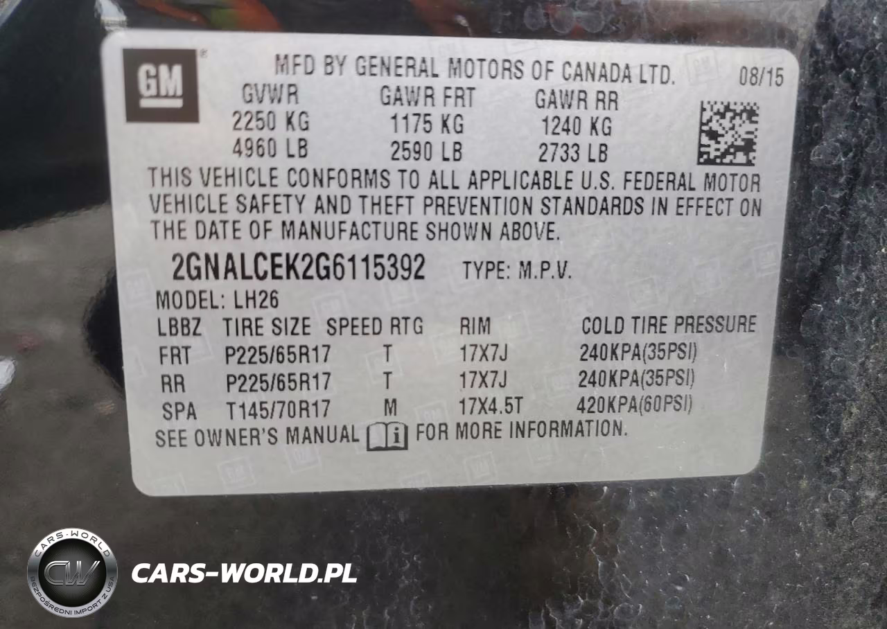 2016 Chevrolet Equinox Lt VIN:2GNALCEK2G6115392 - 13