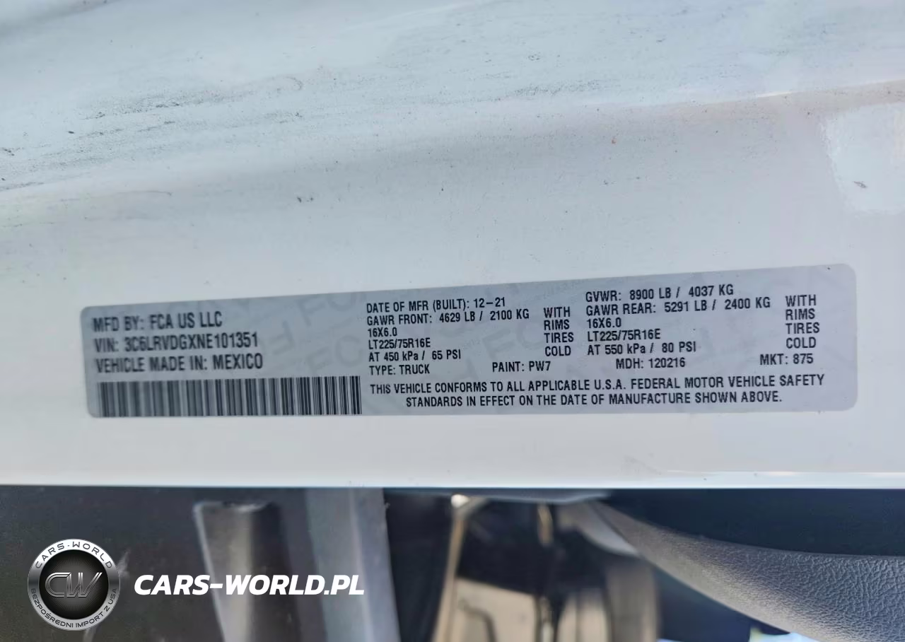 2022 Ram Promaster 2500 2500 High VIN:3C6LRVDGXNE101351 - 13