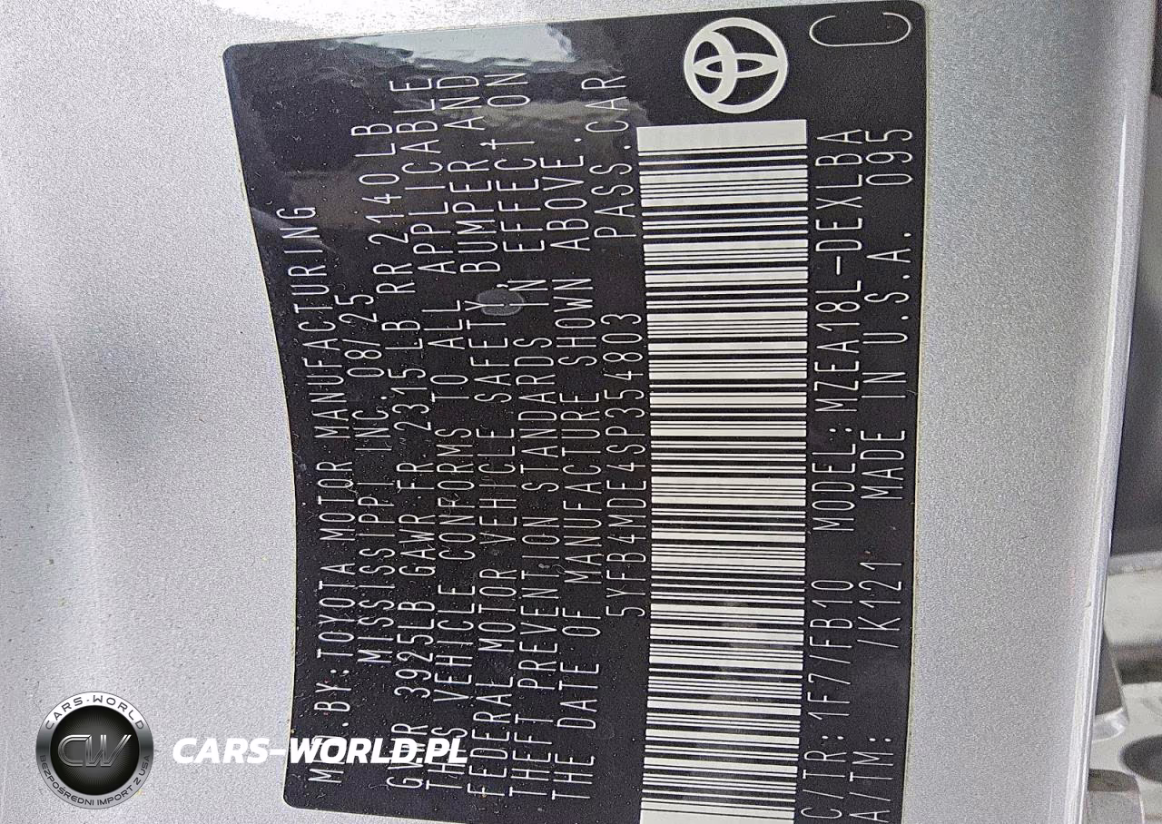 2025 Toyota Corolla Le VIN:5YFB4MDE4SP354803 - 12