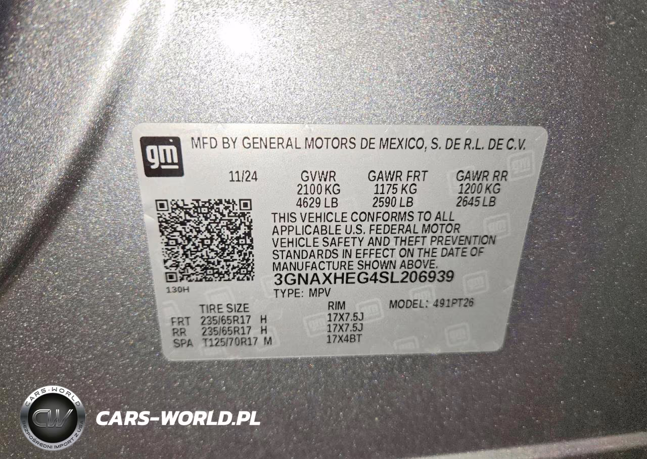 2025 Chevrolet Equinox Lt VIN:3GNAXHEG4SL206939 - 13