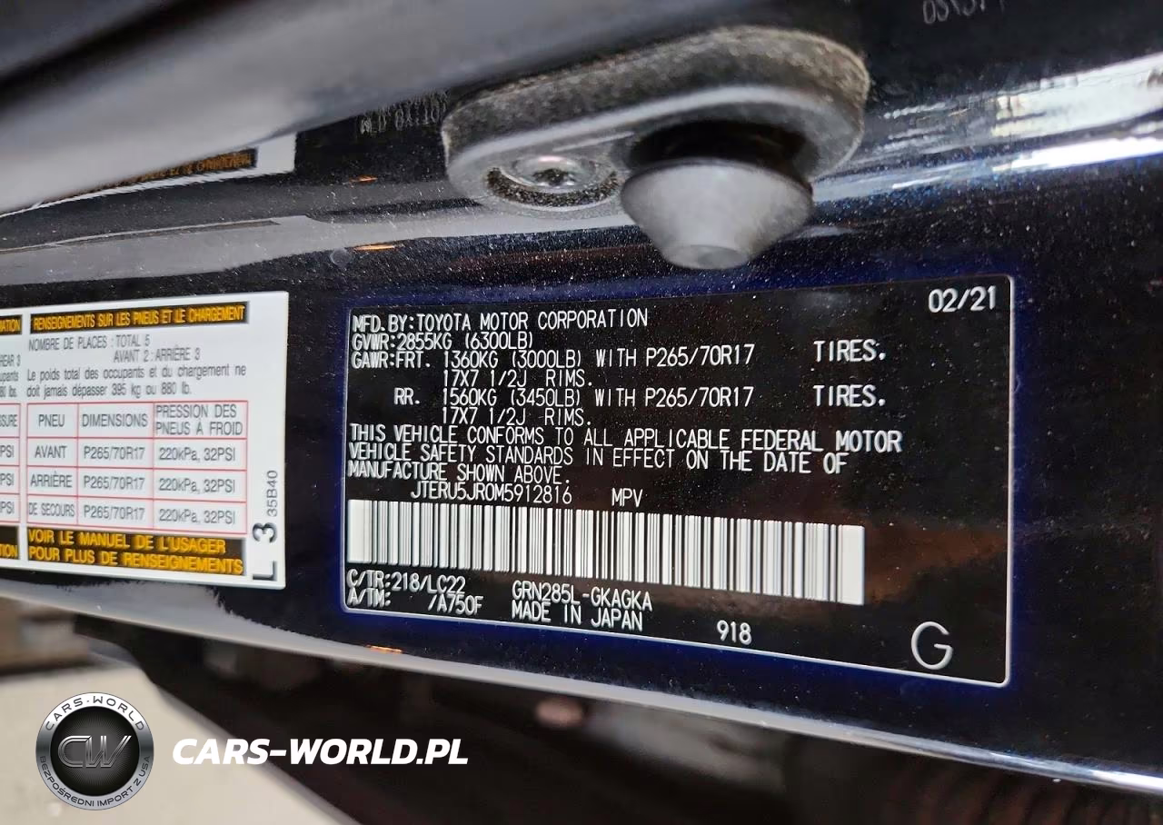 2021 Toyota 4Runner Trd Off-Road Premium VIN:JTERU5JR0M5912816 - 13