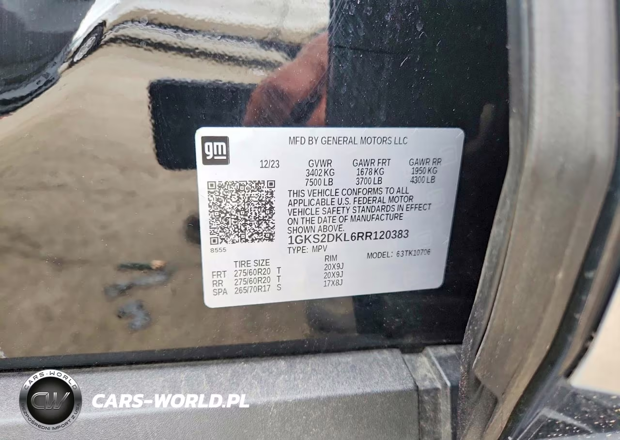2024 GMC Yukon Denali VIN:1GKS2DKL6RR120383 - 14