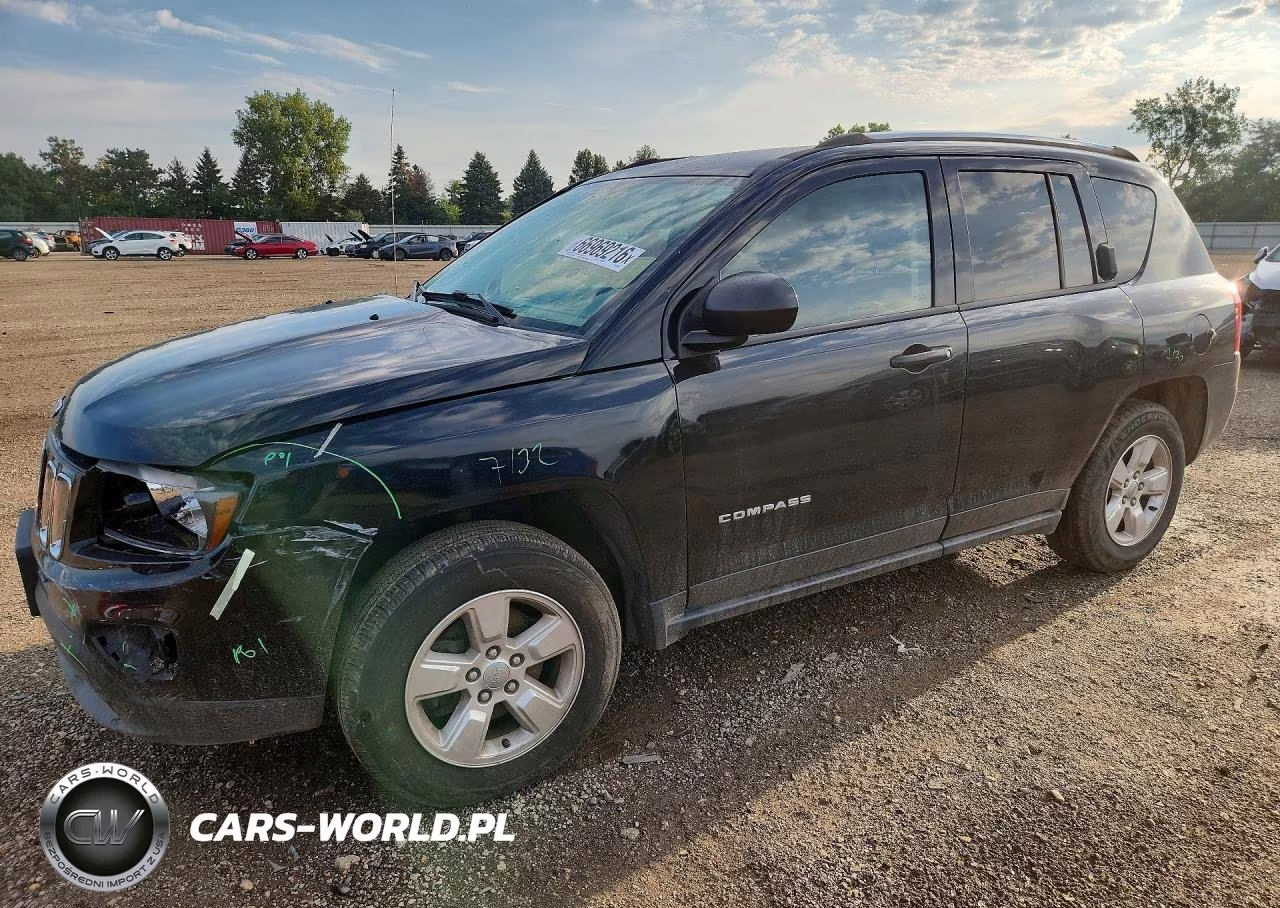 2015 Jeep Compass Sport VIN:1C4NJCBA1FD250052 - 1
