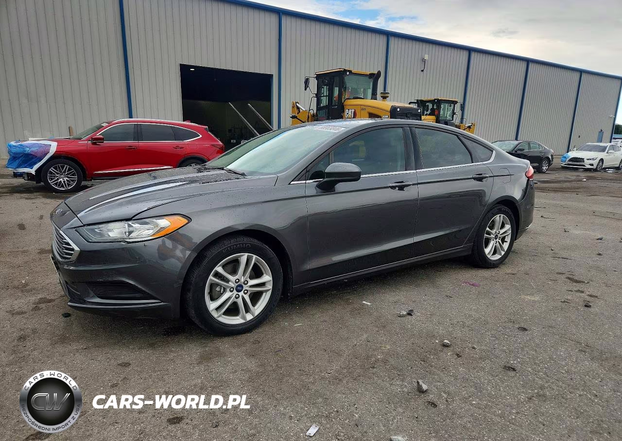 2018 Ford Fusion Se VIN:3FA6P0HD4JR184377 - 1
