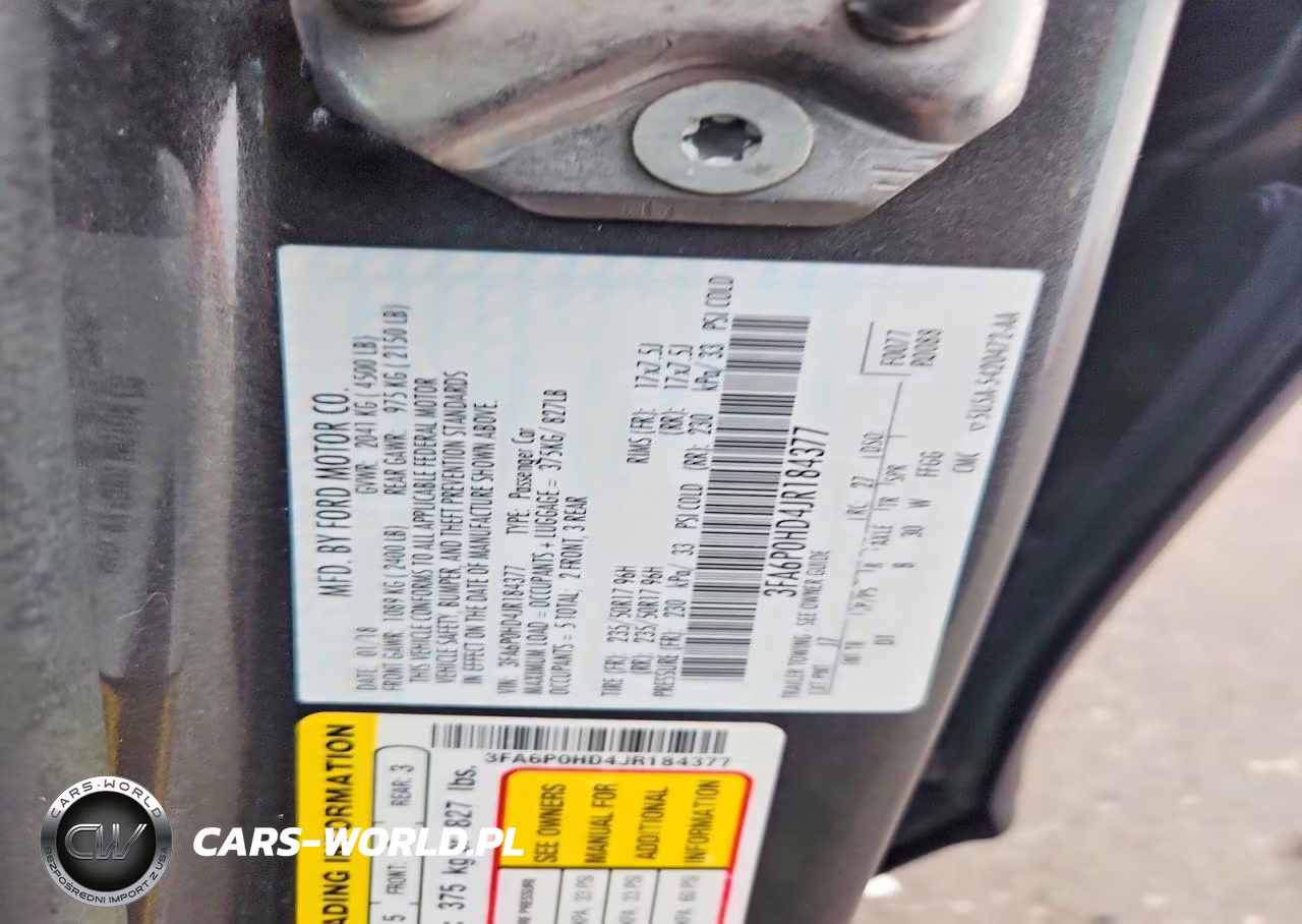 2018 Ford Fusion Se VIN:3FA6P0HD4JR184377 - 12