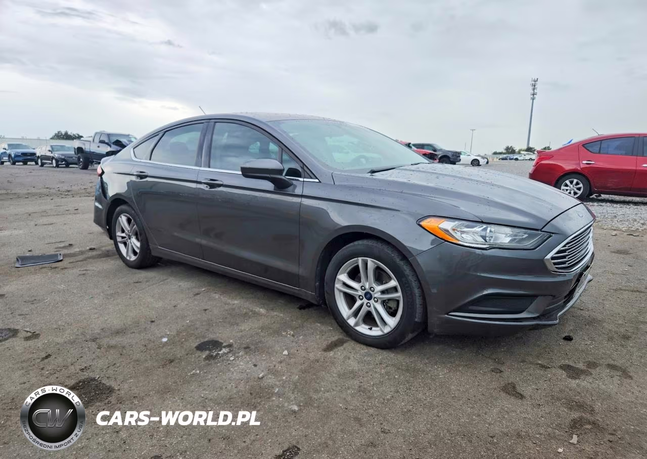 2018 Ford Fusion Se VIN:3FA6P0HD4JR184377 - 4
