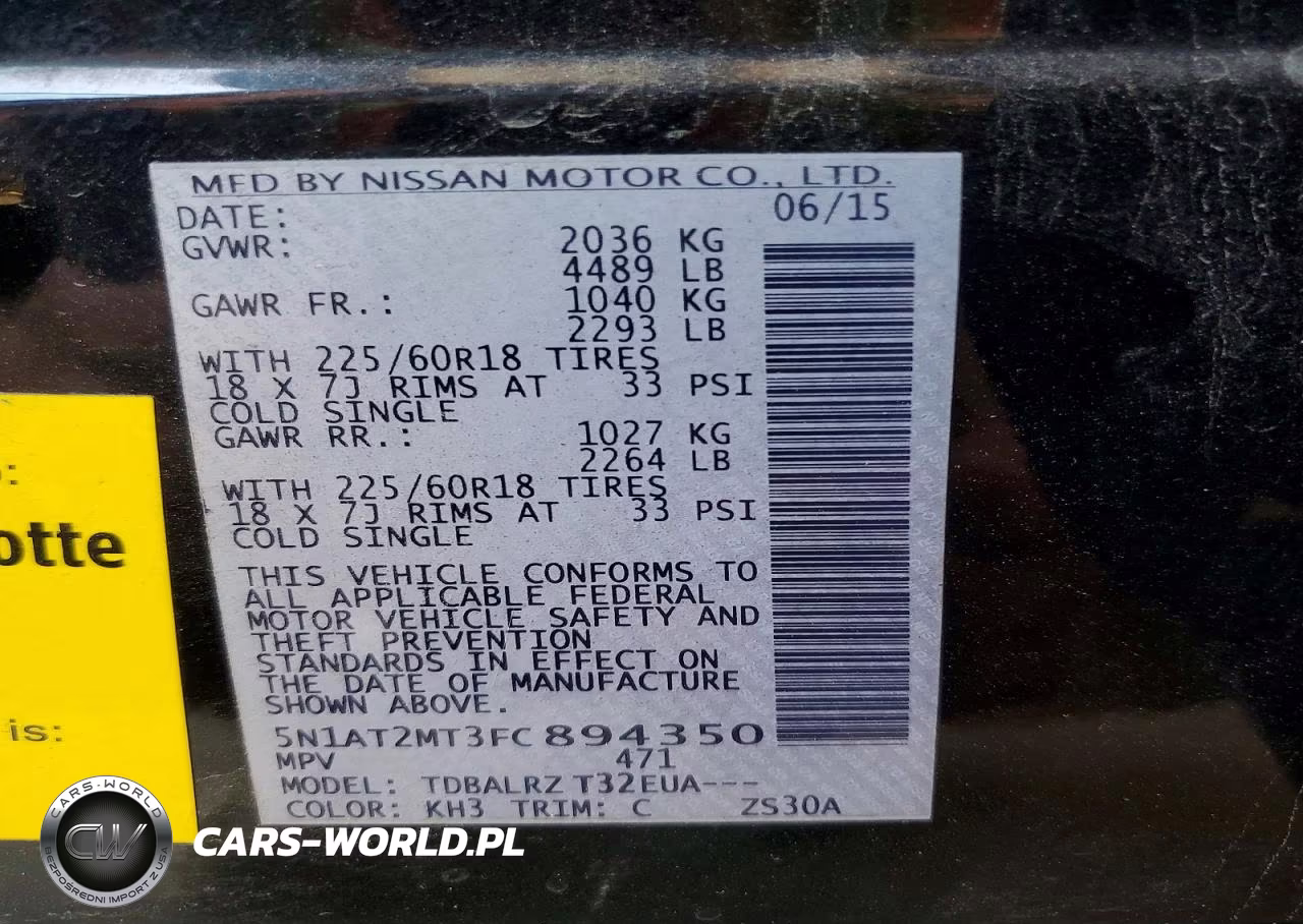 2015 Nissan Rogue Sl VIN:5N1AT2MT3FC894350 - 13