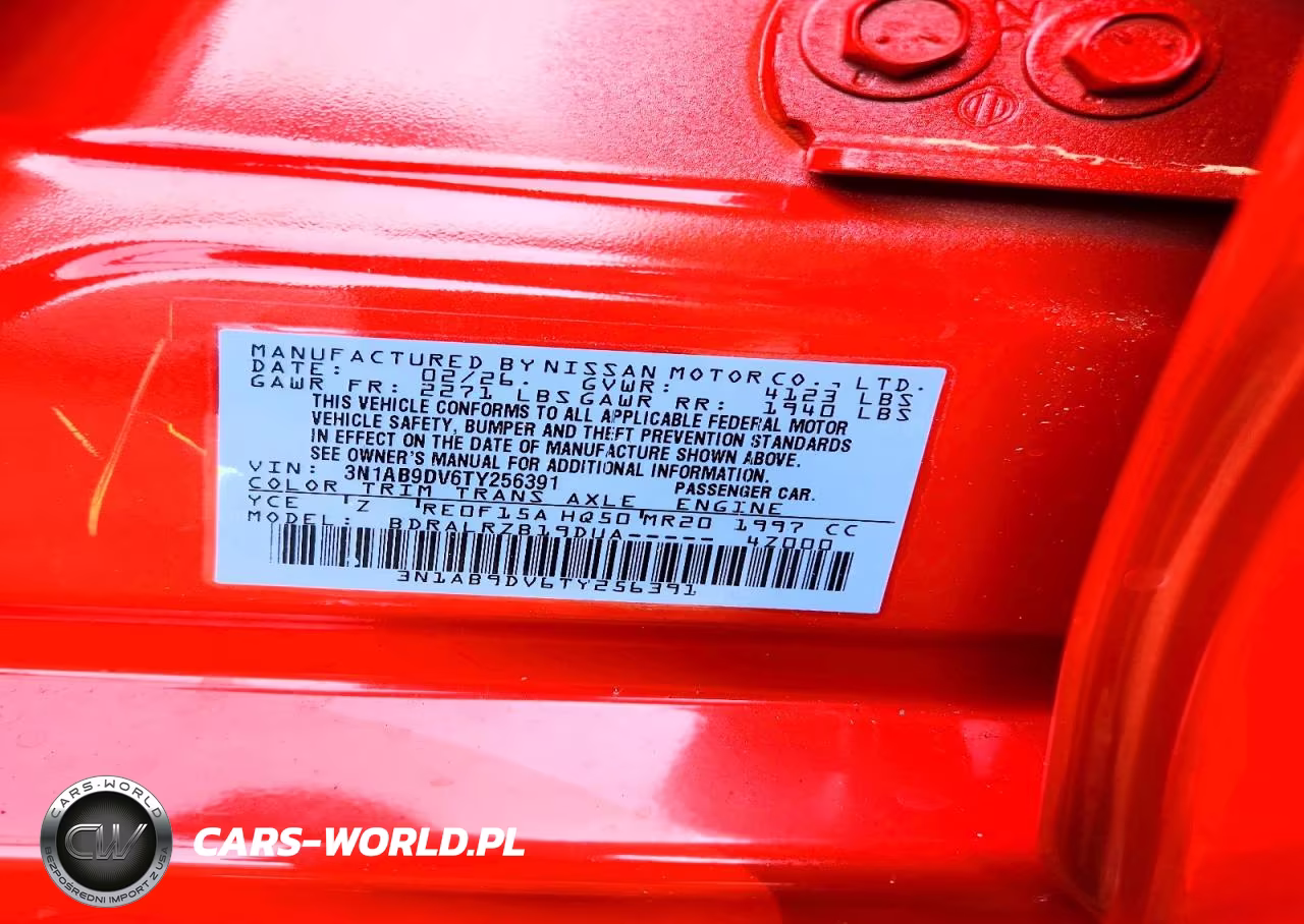 2026 Nissan Sentra Sr VIN:3N1AB9DV6TY256391 - 12