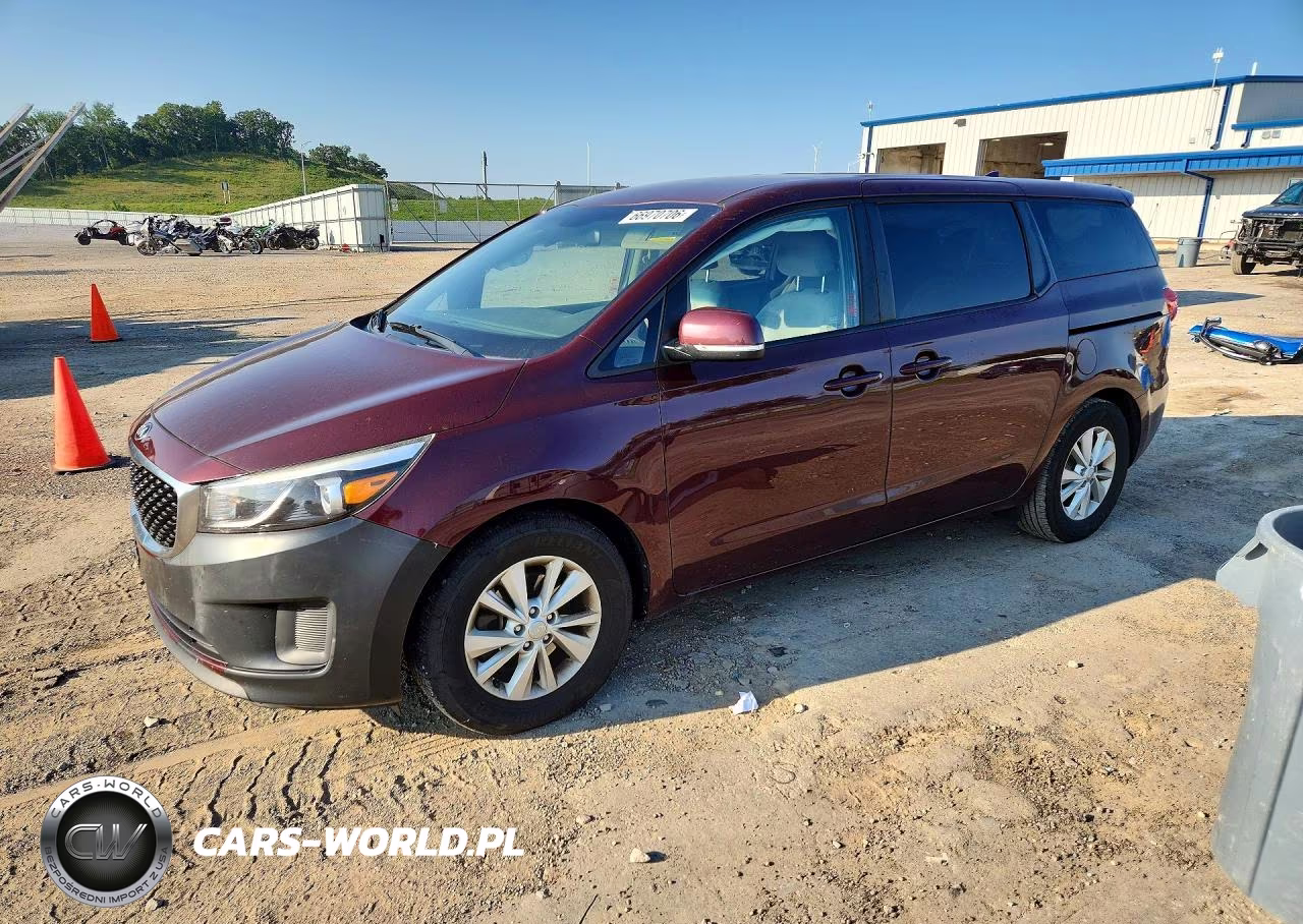2017 Kia Sedona Lx VIN:KNDMB5C13H6226037 - 1