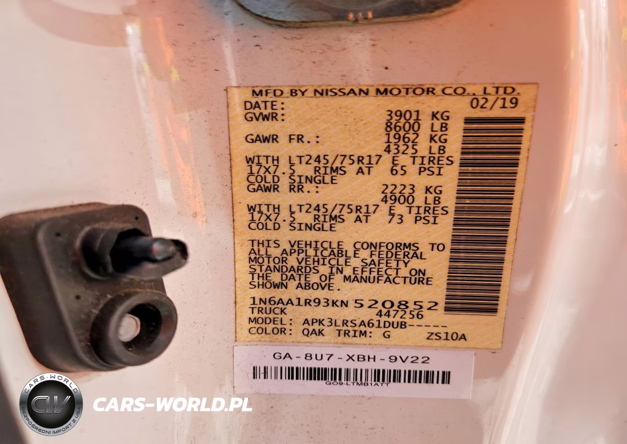 2019 Nissan Titan Xd S VIN:1N6AA1R93KN520852 - 13