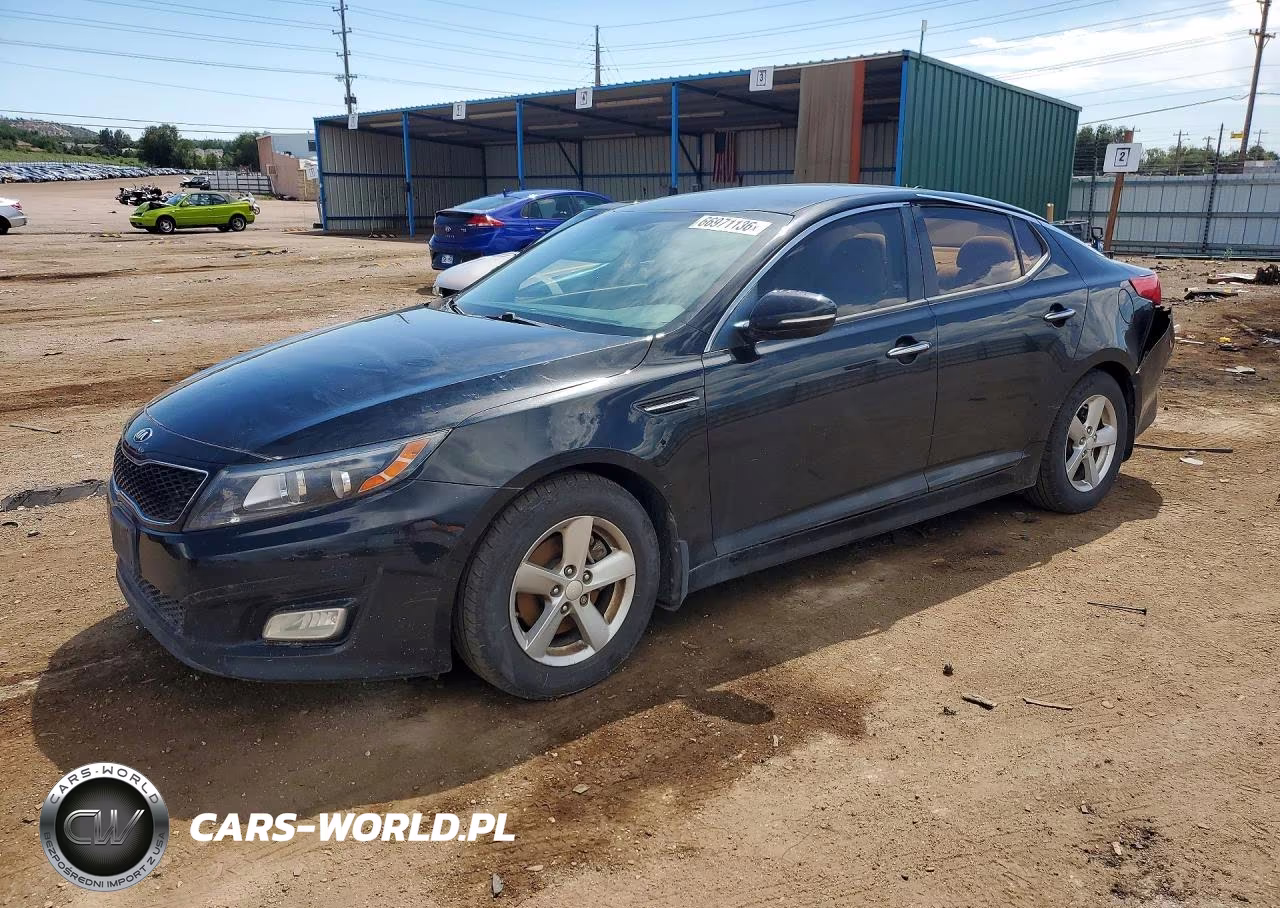2014 Kia Optima Lx VIN:5XXGM4A72EG337524 - 1
