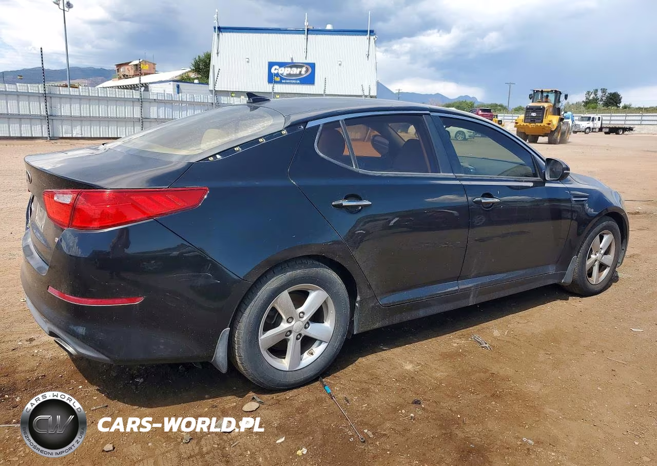 2014 Kia Optima Lx VIN:5XXGM4A72EG337524 - 3