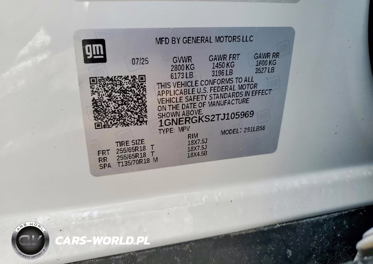 2026 Chevrolet Traverse Lt VIN:1GNERGKS2TJ105969 - 13
