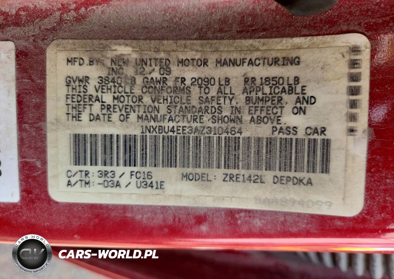 2010 Toyota Corolla Le VIN:1NXBU4EE3AZ310464 - 12