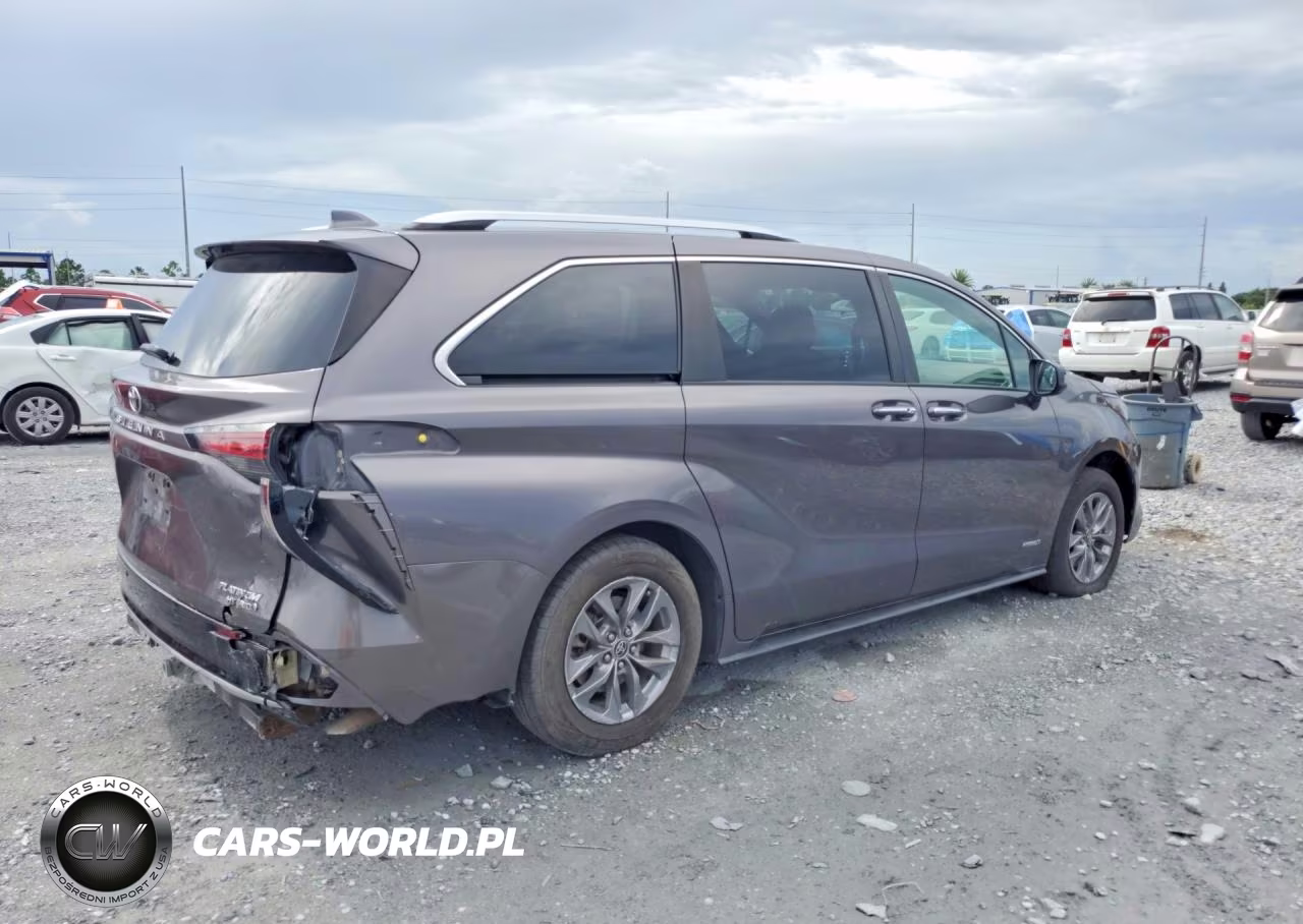 2021 Toyota Sienna Platinum VIN:5TDESKFC8MS014101 - 3