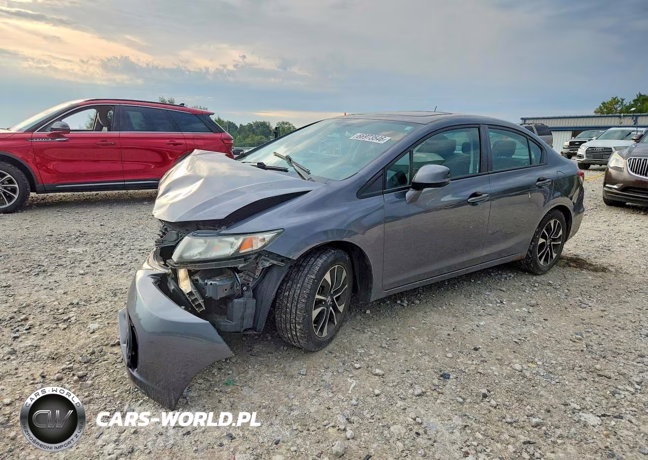2013 Honda Civic Ex VIN:19XFB2F84DE020729 - 1