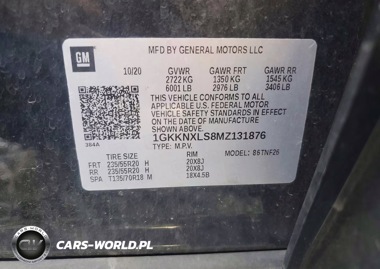 2021 GMC Acadia VIN:1GKKNXLS8MZ131876 - 13