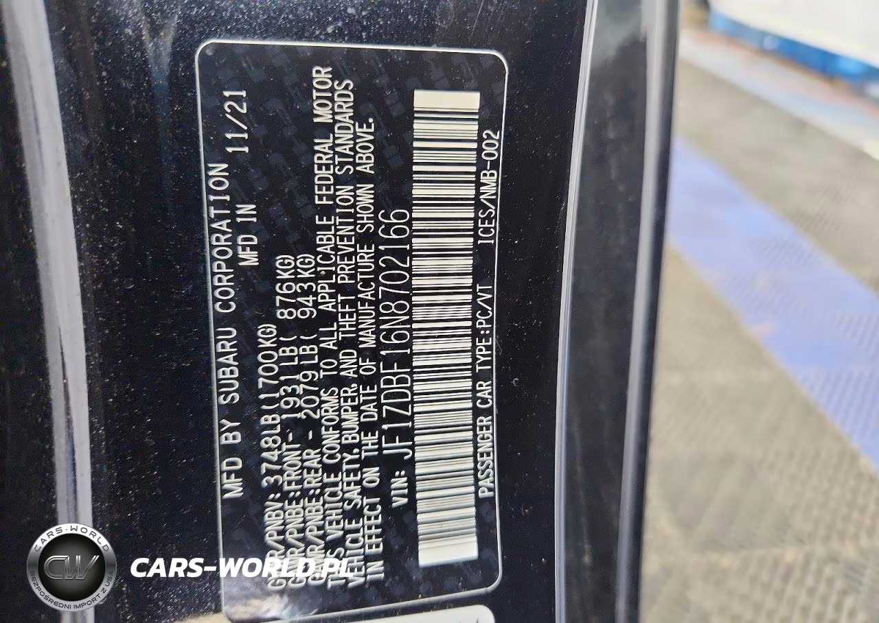2022 Subaru Brz Limited VIN:JF1ZDBF16N8702166 - 13
