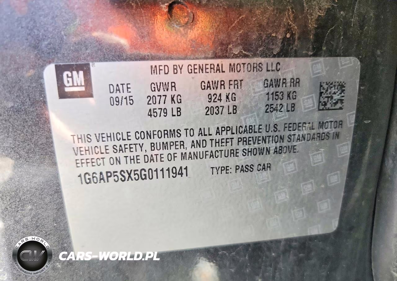 2016 Cadillac Cts VIN:1G6AP5SX5G0111941 - 13